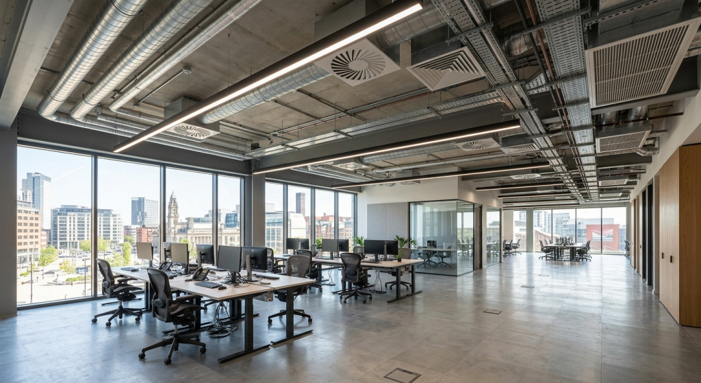 office building which showing Hard FM element